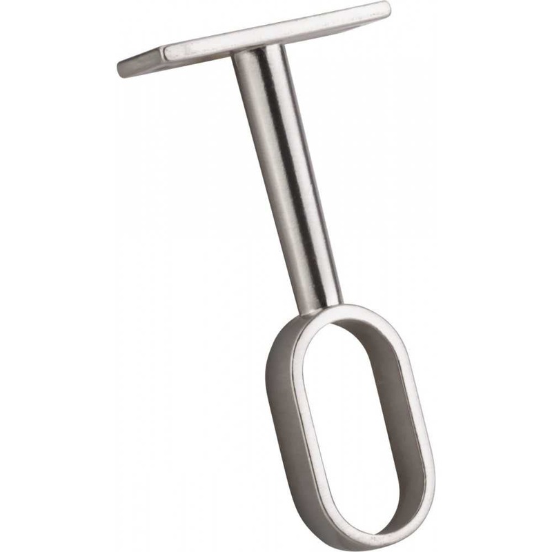 1-1/2″ Overall Length Brushed Pewter Rectangle Annadale Cabinet Knob