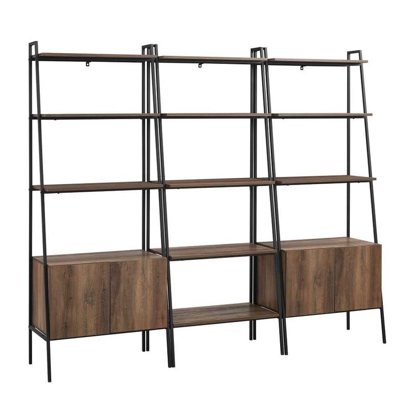 3-Piece Bookcase Set – Rustic Oak