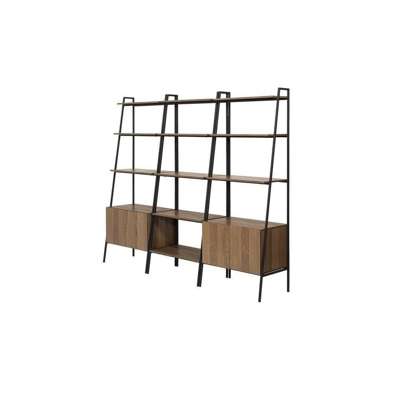 3-Piece Bookcase Set – Mocha